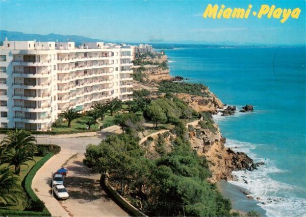 Miami Playa Tarragona ES Detall de la costa Fliegeraufnahme