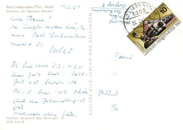 Bad Liebenstein Klubhaus Dr Salvador Allende – Bild 2