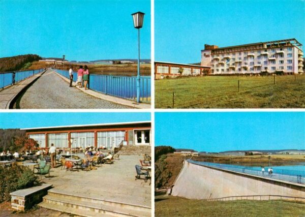 Rauschenbachtalsperre Neuhausen Erzgebirge FDGB Erholungsheim Paul Gruner Teilan