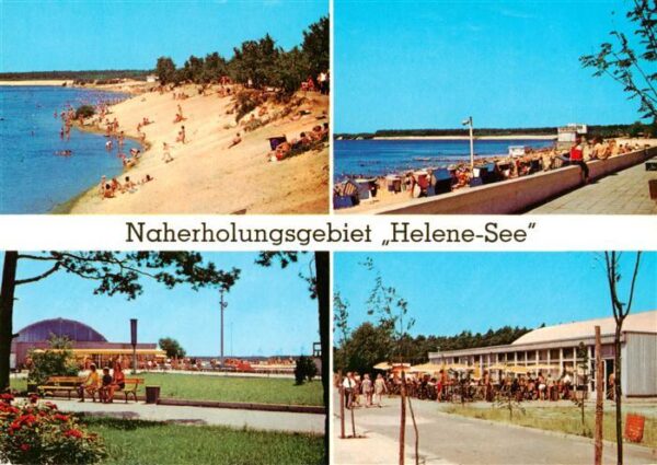 Frankfurt Oder Naherholungsgebiet Helene See Strandpartien Restaurant Terrasse