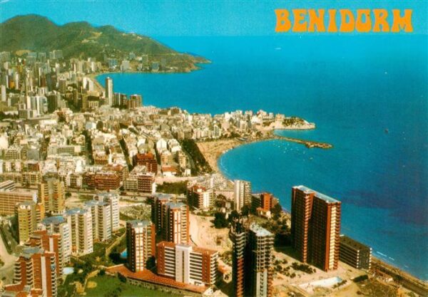 Benidorm ES Fliegeraufnahme