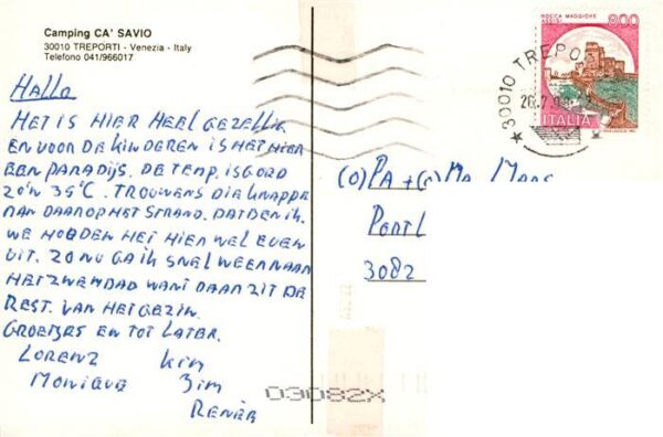 Treporti Venezia IT Camping Ca Savio Strandpartie Restaurant – Bild 2