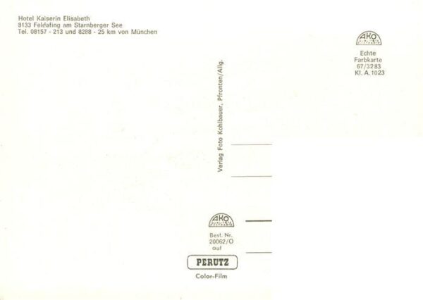 Feldafing Starnbergersee Hotel Kaiserin Elisabeth – Bild 2