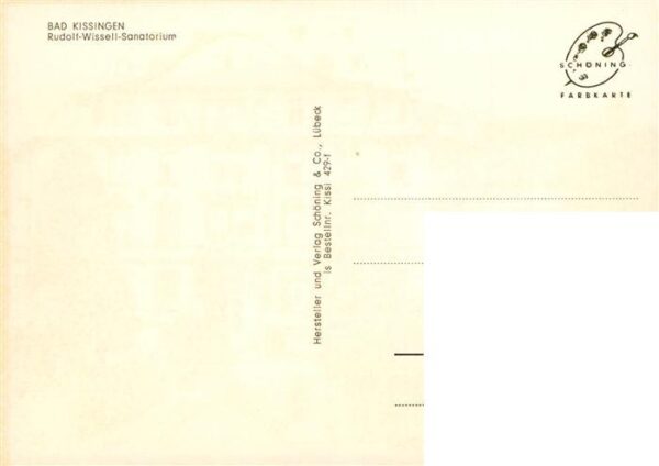 Bad Kissingen Rudolf Wissell Sanatorium – Bild 2