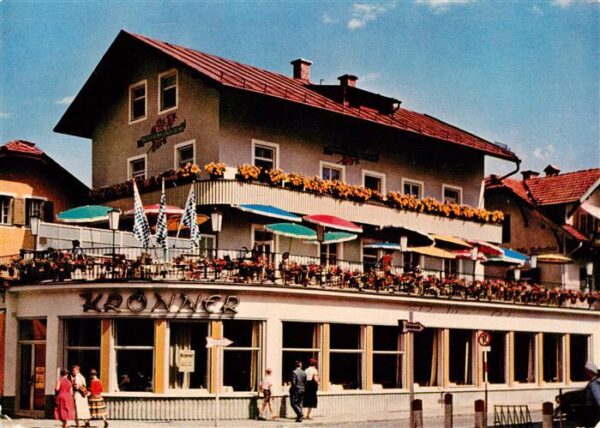 Garmisch-Partenkirchen Conditorei Terrassencafe Kroenner