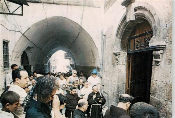 Jerusalem  Yerushalayim Israel Via Dolorosa The Sixth Station Site of the House