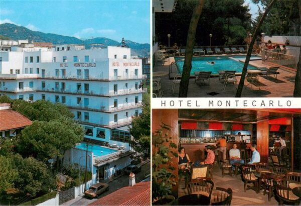 Lloret de Mar Hotel Montecarlo Pool Gastraum Bar