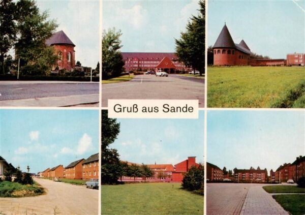 Sande Friesland Ev und kath Kirche Krankenhaus Schule Neufeld