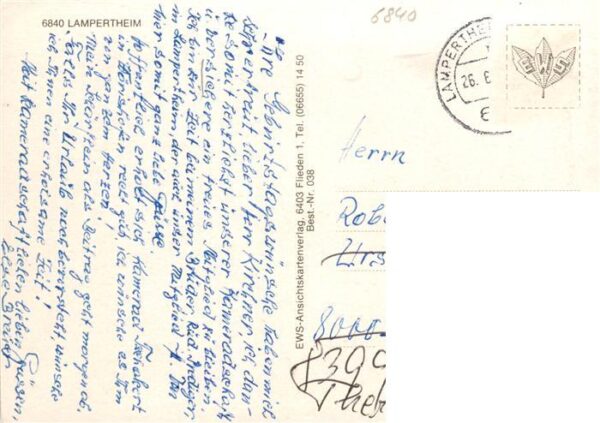 Lampertheim Bergstrasse Amtsgericht Altrhein Berufsschule Dom Kaiserstrasse Frei – Bild 2