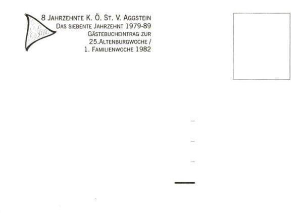 St Poelten Altenburgwoche Schloss KoeStV Aggstein – Bild 2