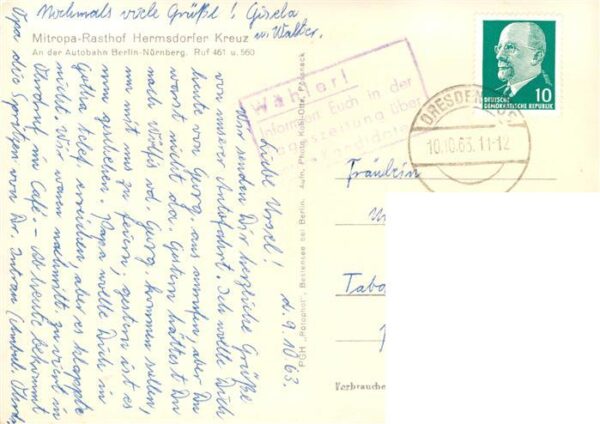 Hermsdorfer Kreuz Autobahn Schleifreisen Rasthof Hermsdorfer Kreuz Gastraeume – Bild 2