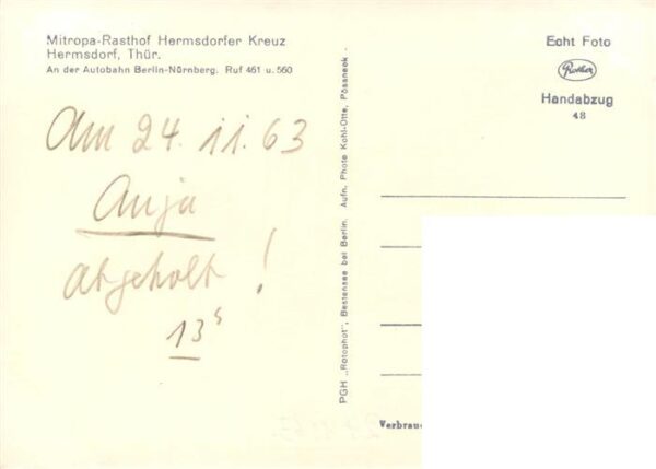 Hermsdorfer Kreuz Autobahn Schleifreisen Rasthof Hermsdorfer Kreuz Gastraeume Te – Bild 2
