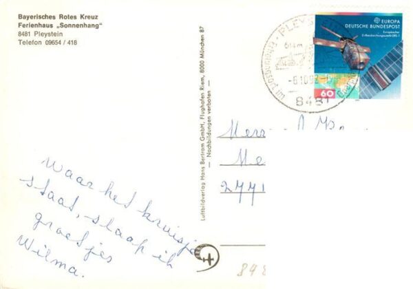 Pleystein Bayerisches Rotes Kreuz Ferienhaus Sonnenhang Fliegeraufnahme – Bild 2