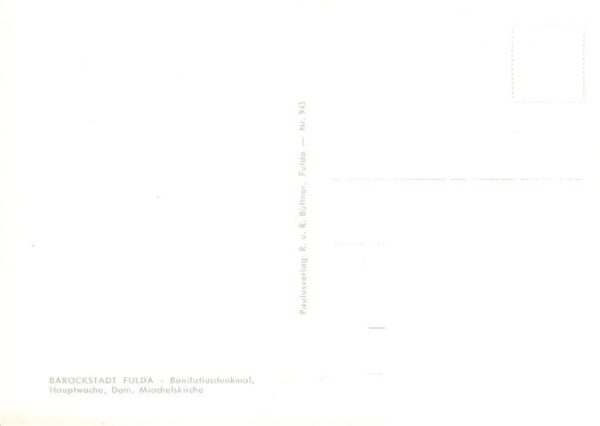Fulda Bonifatiusdenkmal Hauptwache Dom Michaelskirche – Bild 2