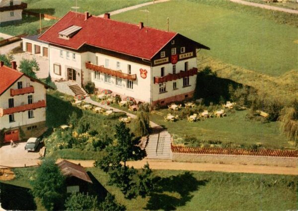 Bodenmais Hotel Pension Cafe Hubertus Fliegeraufnahme