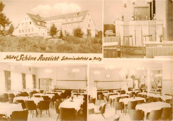 Schmiedefeld Rennsteig Hotel Schoene Aussicht Gastraeume Bar