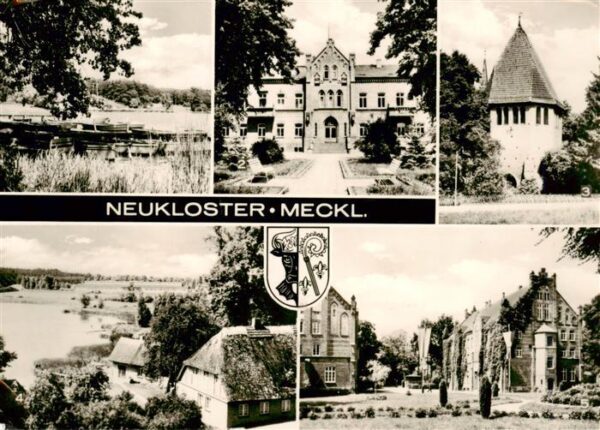 Neukloster Mecklenburg Am See Rhazentrum fuer Blinde Glockenturm Fischerhaus am