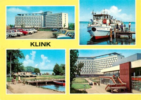 Klink Waren FDGB Ferienobjekt Erholungsheim Herbert Warnke MS Fontane Erholungsh