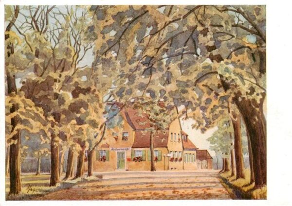 Bayreuth Rollwenzelei Aquarell