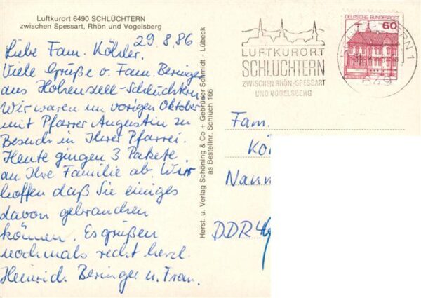Schluechtern Obertorstrasse Rathaus Synagoge Eckebaecker Rathaus Neubau Hallenba – Bild 2