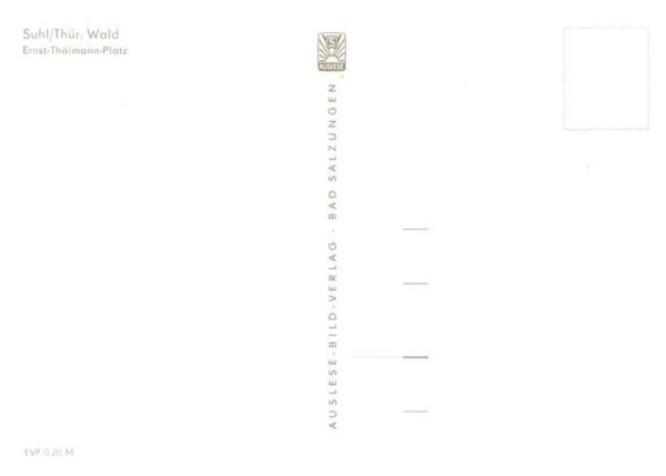 Suhl Thueringer Wald Ernst Thaelmann Platz – Bild 2