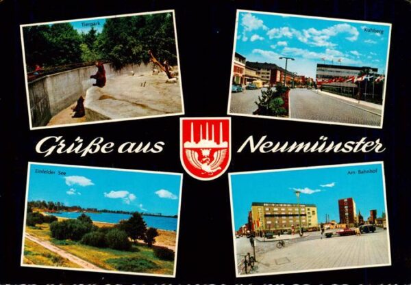 Neumuenster  Schleswig-Holstein Tierpark Kuhberg Einfelder See Am Bahnhof