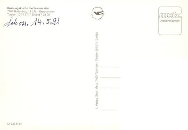 Rottenburg Neckar Kroenungskirche Liebfrauenhoehe Inneres Altar Kapelle – Bild 2
