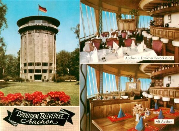 Aachen Drehturm Belvedere Luetticher Barockstube Alt Aachen