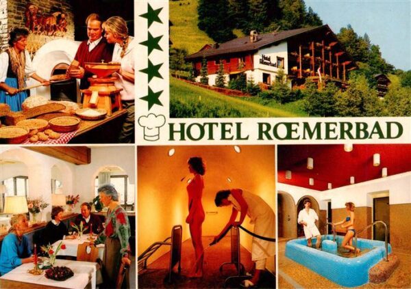 Bad Kleinkirchheim Kaernten AT Hotel Roemerbad Restaurant Gaststube Backstube Ro