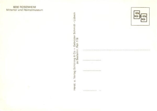 Rosenheim  Bayern Mittertor und Heimatmuseum – Bild 2