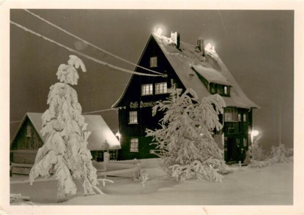 Waldidylle Altenberg Fremdenhof Cafe Zugspitze Winteridyll