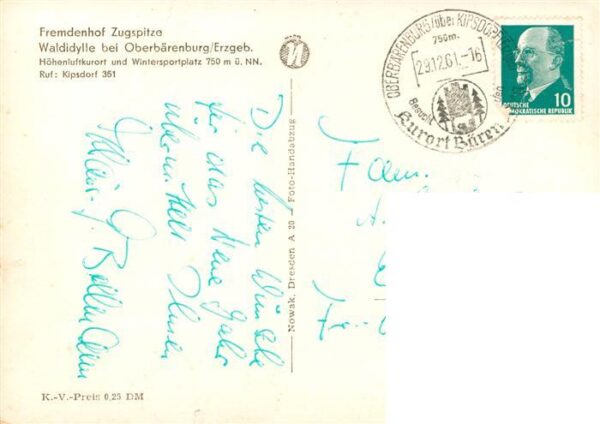 Waldidylle Altenberg Fremdenhof Cafe Zugspitze Winteridyll – Bild 2