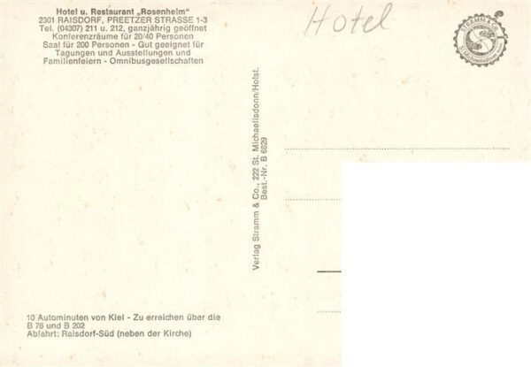 Raisdorf Rosenheim Hotel Restaurant Rosenheim – Bild 2