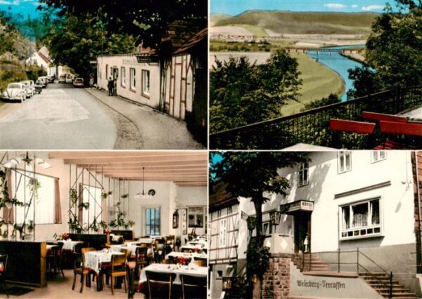 Fuerstenberg  Weser Weserberg Terrassen und Hotel Fuerstenberg Gastraeume