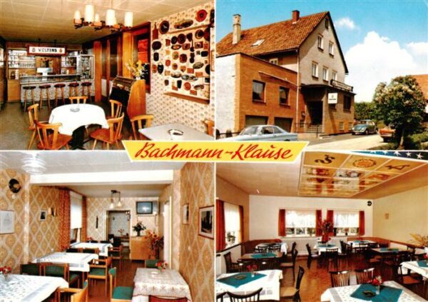Zierenberg Bachmann Klause Gast und Pensionshaus Gastraeume Bar
