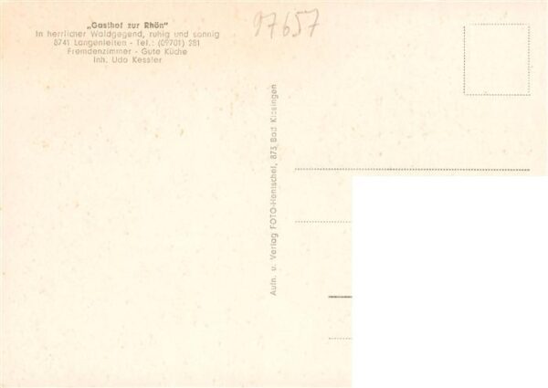Langenleiten Sandberg Gasthof zur Rhoen – Bild 2