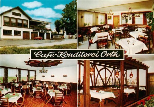 Bad Koenig Odenwald Cafe Konditorei Orth Gastraeume