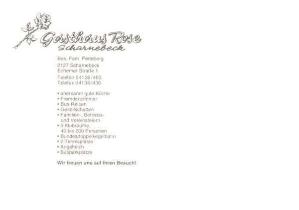 Scharnebeck Lueneburg Gasthaus Rose Gastraeume Kegelbahn Bar – Bild 2