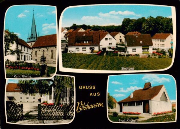 Bilshausen Kath Kirche Siedlung Schule Ev Kirche