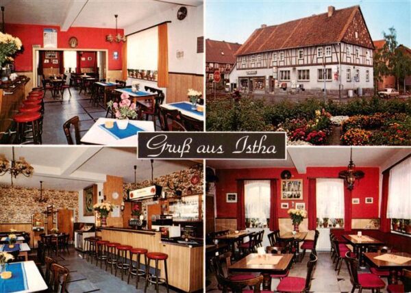 Istha Gasthaus Zum goldenen Stern Gastraeume Fachwerkhaus