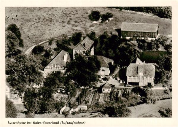 Balve Luisenhuette Fliegeraufnahme