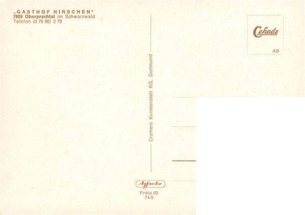 Oberprechtal Gasthof Hirschen Gastraeume Panorama – Bild 2