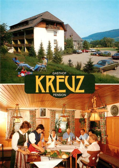 Glottertal Schwarzwald Gasthof Kreuz Gastraum