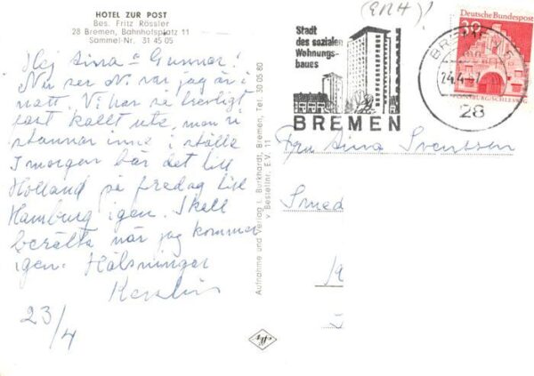 Bremen Hotel zur Post – Bild 2