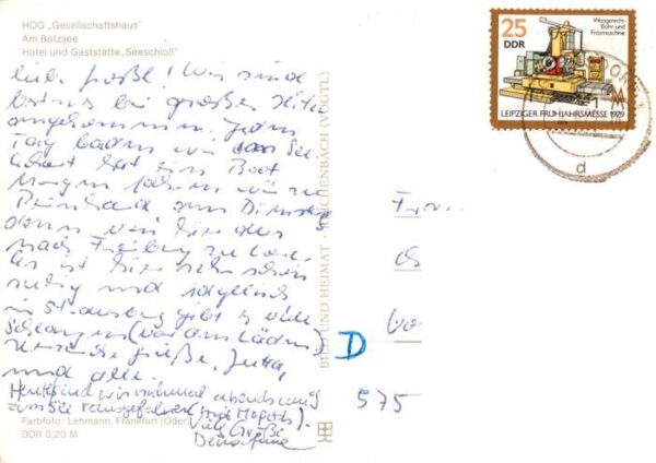 Eggersdorf Strausberg HOG Gesellschaftshaus Am Boetzsee Hotel und Gaststaette Se – Bild 2