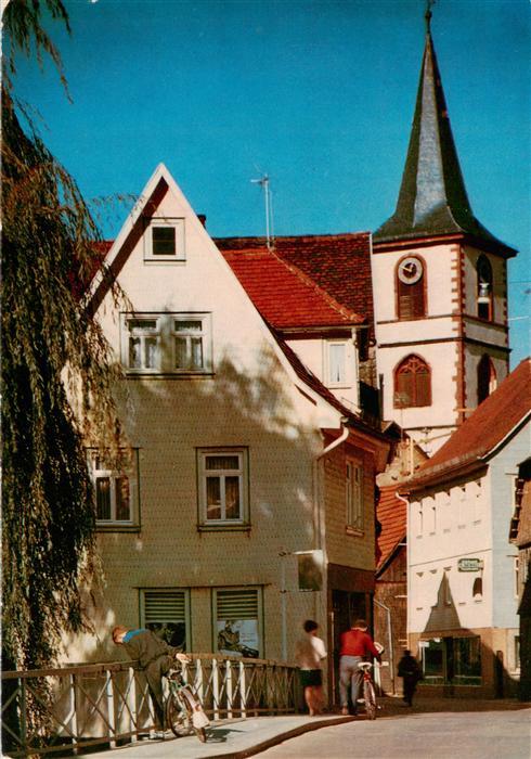 Reichelsheim Odenwald Ortspartie mit Kirche