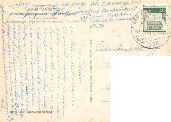 Bad Bramstedt Tanneck Kurhaus Brunnen Gaestehaus – Bild 2
