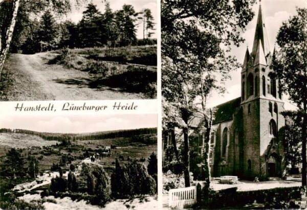 Hanstedt Nordheide Lueneburger Heide Panorama Kirche