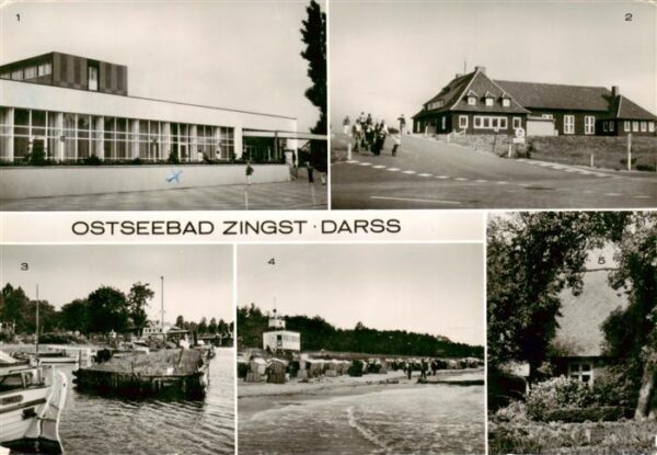 Zingst Ostseebad FDGB-Erholungsheim Claus Stoertebeker Kurhaus Hafen Strand Heim