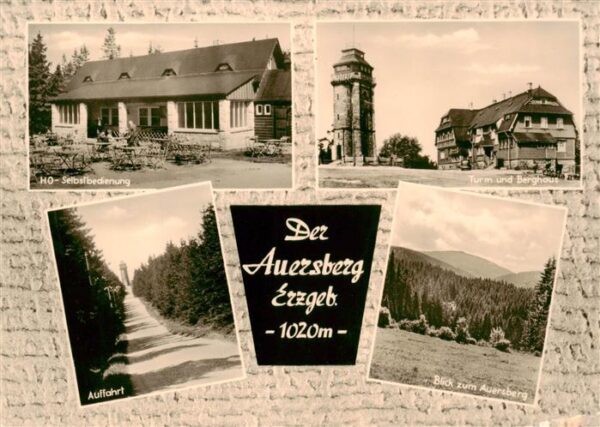 Wildenthal Eibenstock HO-Selbstbedienung Turm- und Berghaus Panorama Blick zum A